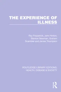 The Experience of Illness_cover