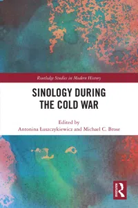 Sinology during the Cold War_cover