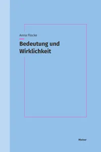 Bedeutung und Wirklichkeit_cover