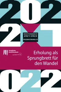 Investitionsbericht 2021–2022 der EIB - Ergebnisüberblick_cover