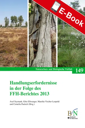 Handlungserfordernisse in der Folge des FFH-Berichtes 2013