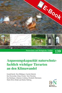 Anpassungskapatzität naturschutzfachlich wichtiger Tierarten an den Klimawandel_cover