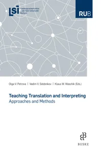 Teaching Translation and Interpreting_cover