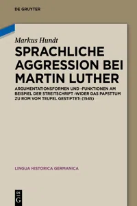 Sprachliche Aggression bei Martin Luther_cover