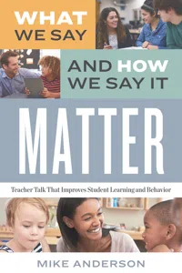 What We Say and How We Say It Matter_cover