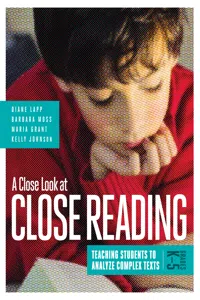 A Close Look at Close Reading_cover