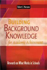 Building Background Knowledge for Academic Achievement_cover