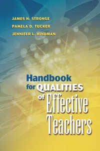 Handbook for Qualities of Effective Teachers_cover