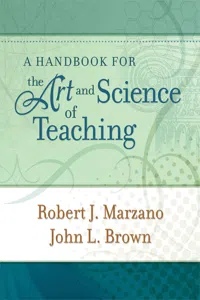 A Handbook for the Art and Science of Teaching_cover