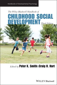 The Wiley-Blackwell Handbook of Childhood Social Development_cover