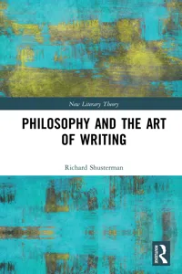 Philosophy and the Art of Writing_cover