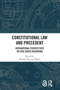 Constitutional Law and Precedent_cover