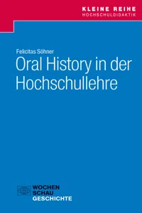 Oral History in der Hochschullehre_cover