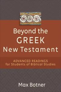 Beyond the Greek New Testament_cover