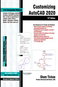 Customizing AutoCAD 2020, 13th Edition_cover