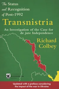 The Status and Recognition of Post-1992 Transnistria_cover