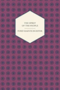 The Spirit of the People - An Analysis of the English Mind_cover