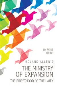 Roland Allen's the Ministry of Expansion_cover