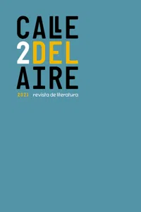 Calle del Aire. Revista de literatura. 2_cover