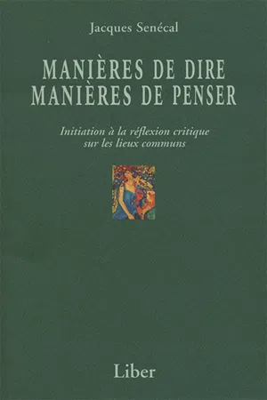 Manières de dire, manières de penser