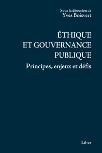 Éthique et gouvernance publique_cover