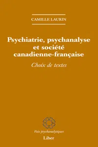 Psychiatrie, psychanalyse et société canadienne-française_cover