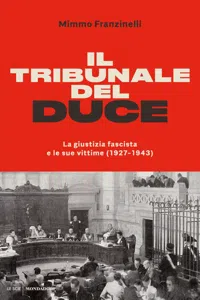 Il tribunale del Duce_cover