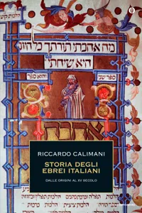 Storia degli ebrei italiani - volume primo_cover