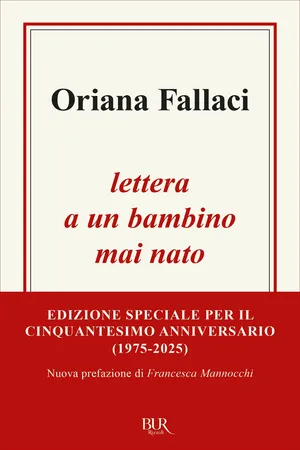 Lettera a un bambino mai nato