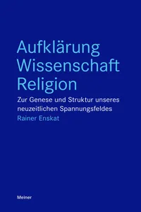 Aufklärung – Wissenschaft – Religion_cover