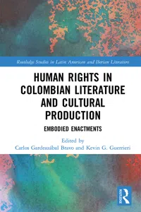Human Rights in Colombian Literature and Cultural Production_cover
