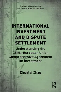 International Investment and Dispute Settlement_cover