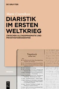 Diaristik im Ersten Weltkrieg_cover