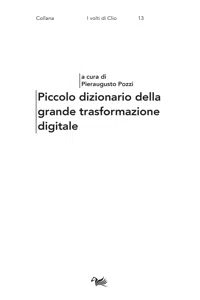 Piccolo dizionario della grande trasformazione digitale_cover