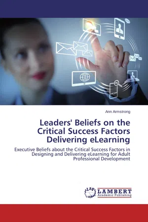 Leaders' Beliefs on the Critical Success Factors Delivering eLearning