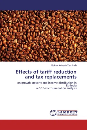 Effects of tariff reduction and tax replacements
