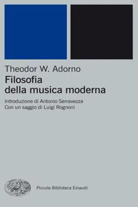 Filosofia della musica moderna_cover