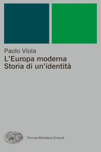 L'Europa moderna. Storia di un'identità_cover