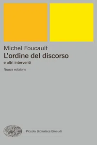 L'ordine del discorso_cover