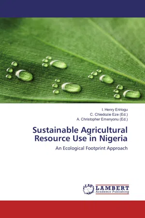 Sustainable Agricultural Resource Use in Nigeria