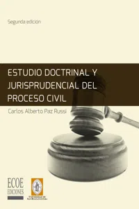 Estudio doctrinal y jurisprudencial del proceso civil - 2da edición_cover