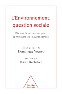 L' Environnement, question sociale_cover