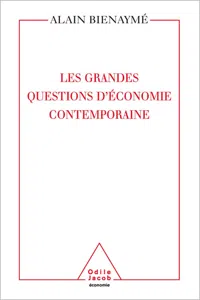 Les Grandes Questions d' économie contemporaine_cover