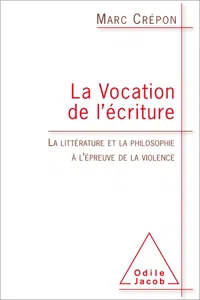 La Vocation de l'écriture_cover