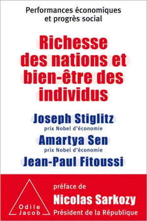 Richesse des nations et bien-être des individus.