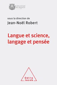 Langue et science, langage et pensée_cover