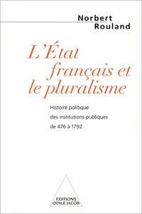 L' État français et le pluralisme_cover