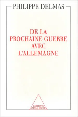 De la prochaine guerre avec l'Allemagne