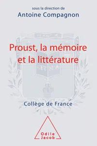 Proust, la mémoire et la littérature_cover