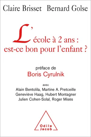 L' école à 2 ans : est-ce bon pour l'enfant ?